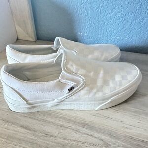 Vans Classic White Slip-On Shoes